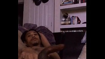 Play Horny Tatted Asian guy masturbates