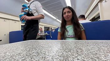 Play Public pickup on the train - unfaithful wife cheats on her husband in the next compartment