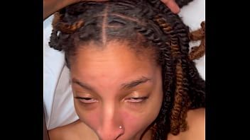 Play Foxybrown20 sucking balls and gagging on dick