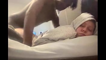 Play Pawg takes BBC on her stomach