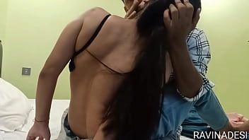 Play Desi queen Ravina sucking big indian cock and fucked by him