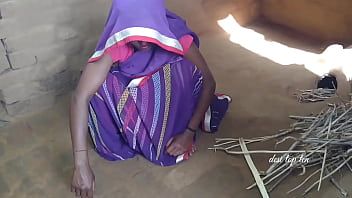 Play Husband enjoyed full masti with wife in purple saree real Indian sex video real desi pussy