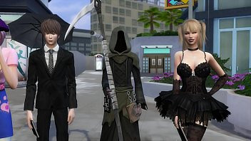 Play Death Note Porn Light Se Folla a Misa Amane Al Lado de La Parca Adolescentes Emo Anime Hentai 3D