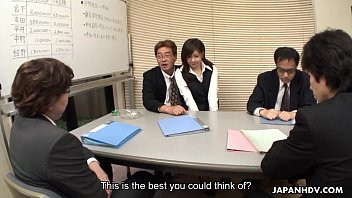 Play Lady Shino gets to suck off some cocks at the meeting