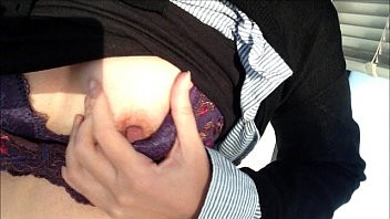 Play Play with my tits at work