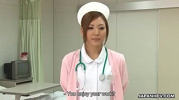 Play Stunning Japanese nurse gets creampied after being roughly pussy pounded