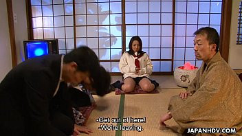 Play Yakuza boss slamming the bitches wet pussy