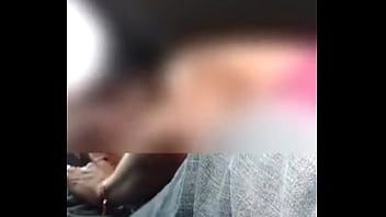 Play Husband was driving the car and his wife in the backseat with gifted, at the motel he filled her pussy with cum (complete in red)