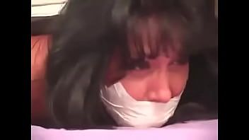 Play Gina tapetied and gagged